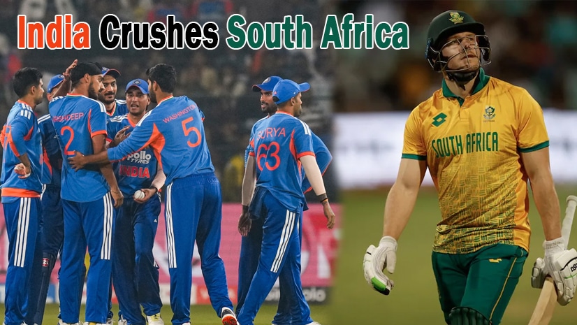 India Crushes South Africa